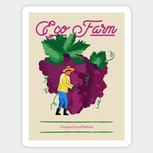 Eco Farmer Small Farm Sticker